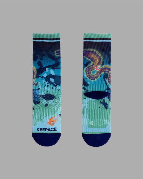 KeePace Purple Spark Socks. – Way Side Shop